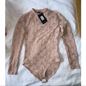 NWT Fashion Nova Edges That Scratch Bodysuit - Nude